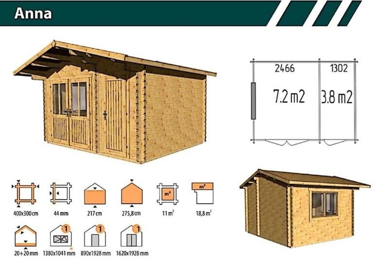 LOG Cabins Range Trade, Wholesale 4