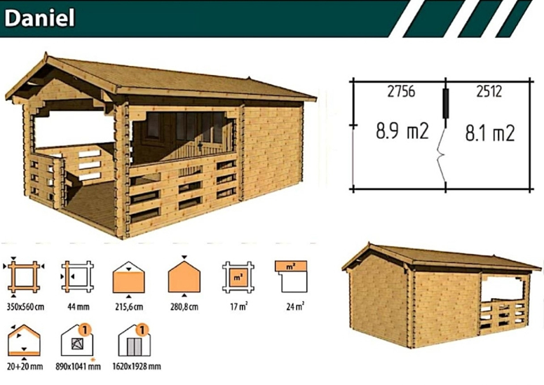 LOG Cabins Range Trade, Wholesale 25