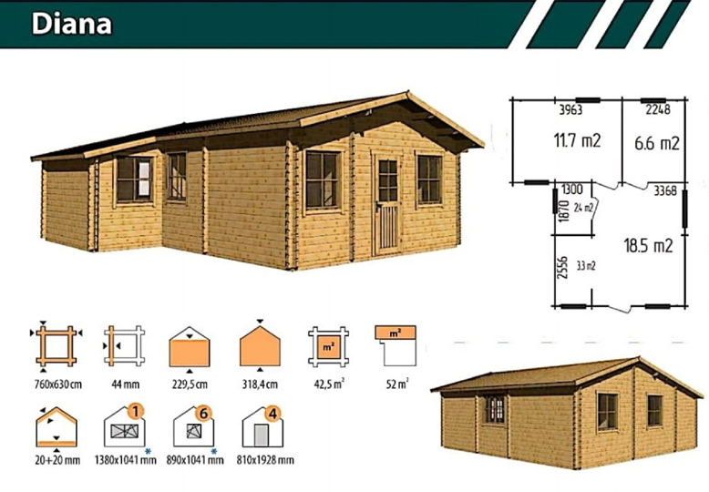 LOG Cabins Range Trade, Wholesale 28