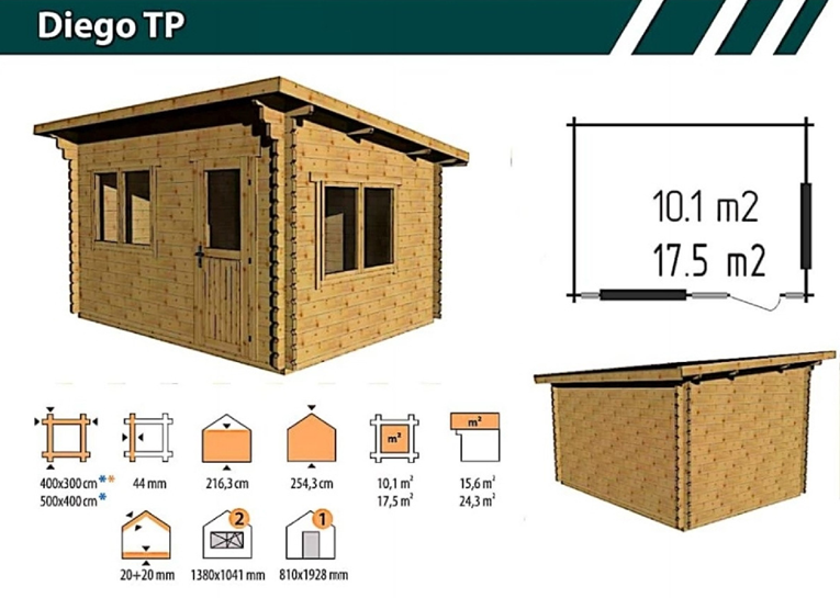 LOG Cabins Range Trade, Wholesale 34