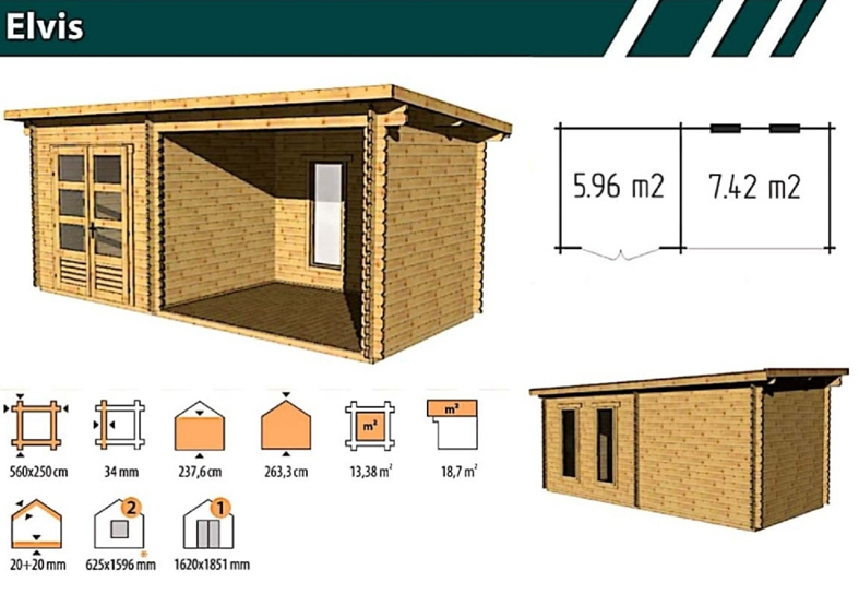 LOG Cabins Range Trade, Wholesale 40