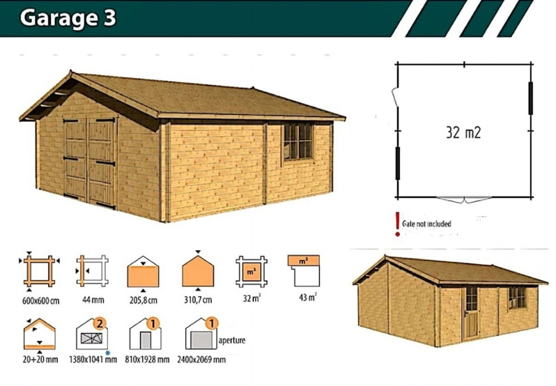 LOG Cabins Range Trade, Wholesale 50