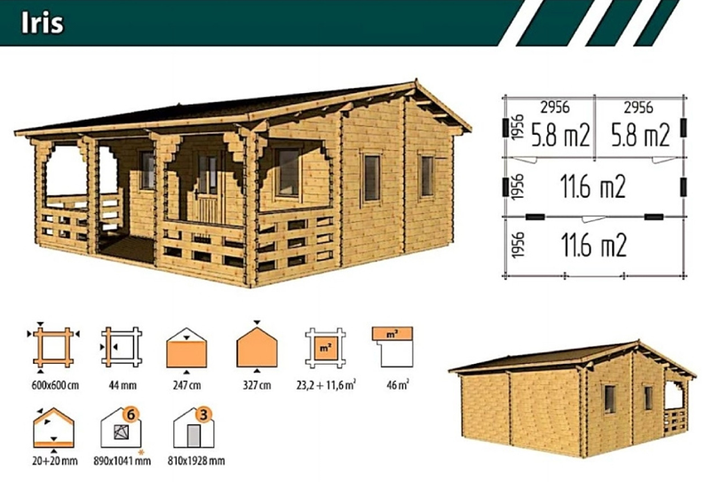 LOG Cabins Range Trade, Wholesale 56