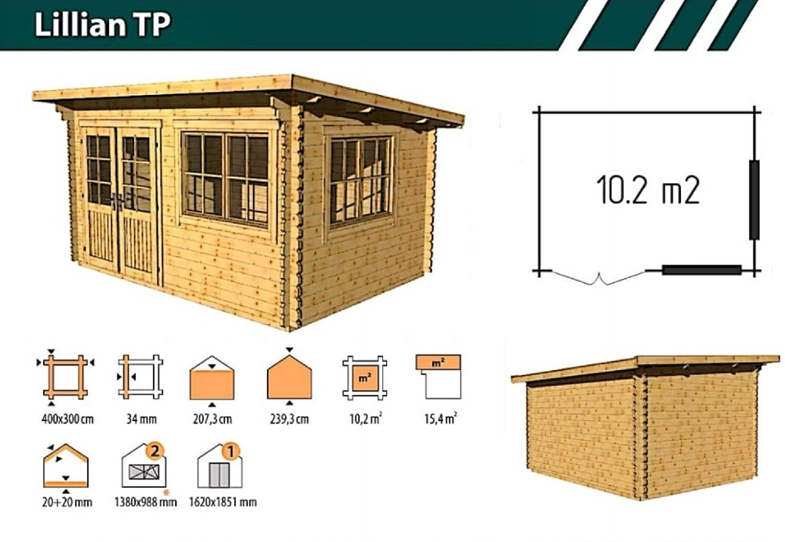 LOG Cabins Range Trade, Wholesale 60