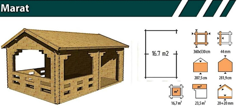 LOG Cabins Range Trade, Wholesale 64