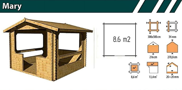 LOG Cabins Range Trade, Wholesale 68