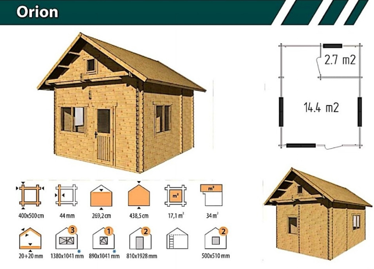 LOG Cabins Range Trade, Wholesale 76