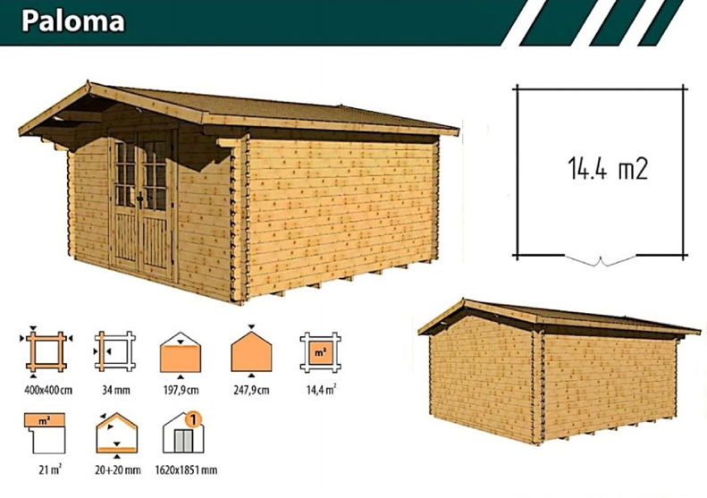 LOG Cabins Range Trade, Wholesale 77