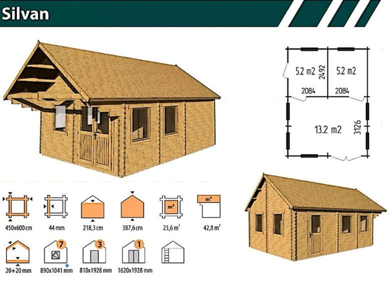 LOG Cabins Range Trade, Wholesale 80